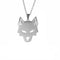 Collier Loup Animal (Acier)